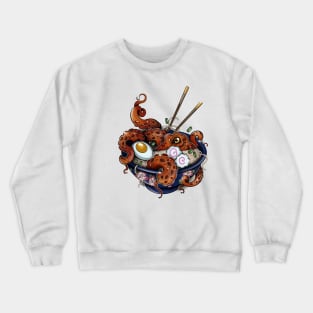 octopus ramen Crewneck Sweatshirt